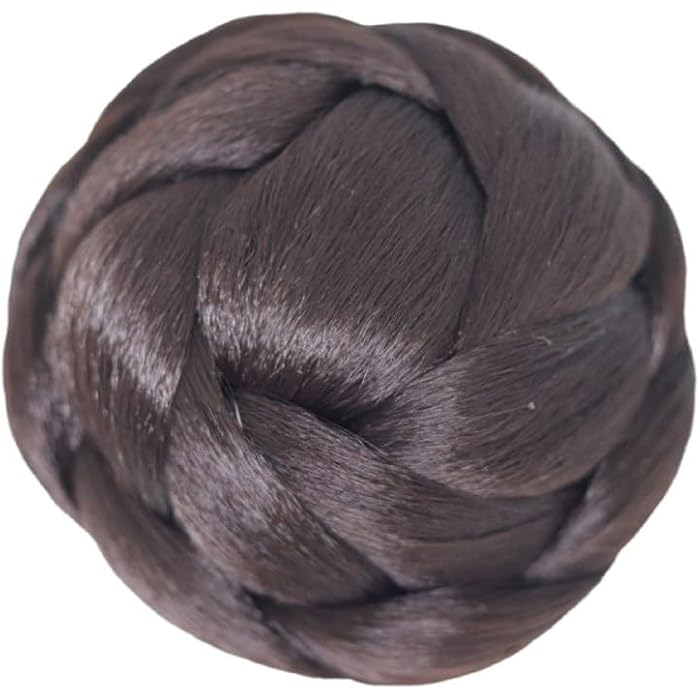 Brand New Premium Braiding Hair Top 2 Combs Bun Updo Synthetic Updo Bun Extensions - Image 1